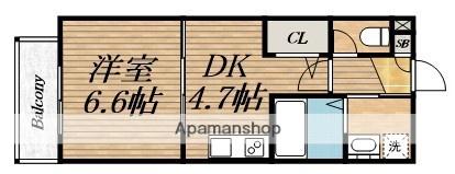 サニーコート(1DK/1階)の間取り写真