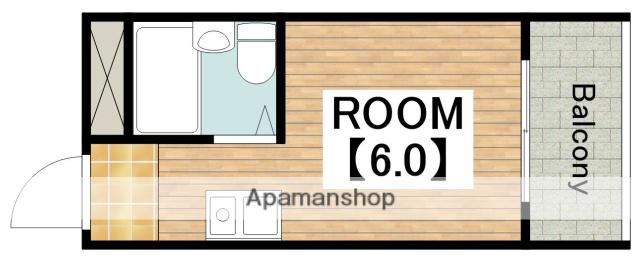 プリマベーラ堺東(ワンルーム/4階)の間取り写真