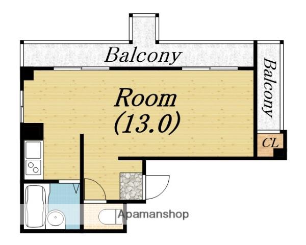 COLLECTION堺東Ⅲ(1LDK/6階)の間取り写真