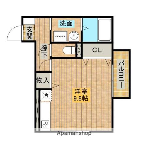 リバ タイセイ(ワンルーム/2階)の間取り写真