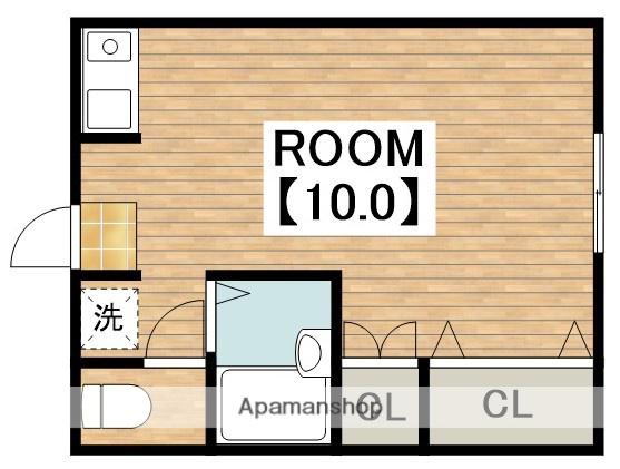 フェスタ香ヶ丘(ワンルーム/2階)の間取り写真