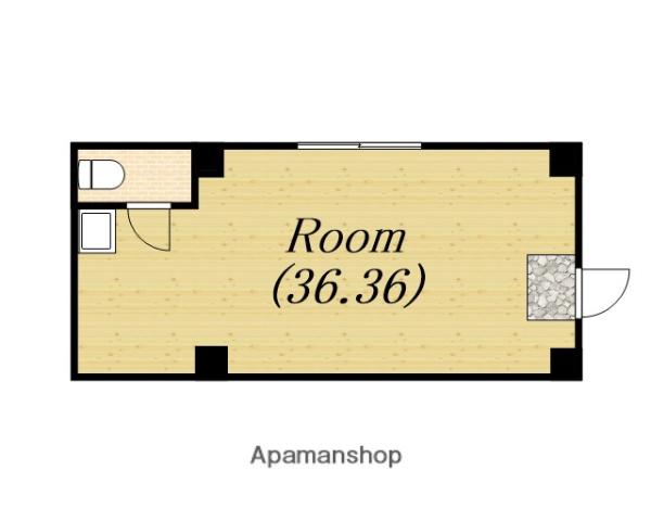 マリンプラザ石津(ワンルーム/5階)の間取り写真