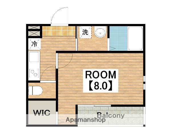 フジパレス湊サウス(1K/1階)の間取り写真