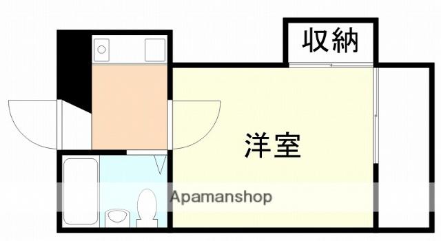 阪和線 六十谷駅 徒歩5分 2階建 築36年(1K/1階)の間取り写真