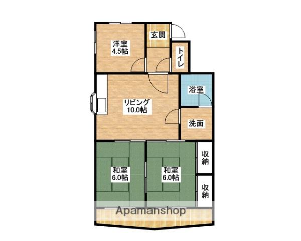 和歌山線 粉河駅 徒歩29分 3階建 築33年(3LDK/3階)の間取り写真