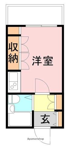 グランハイム新堀東(ワンルーム/2階)の間取り写真