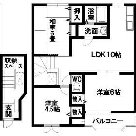 ソレイユM(3LDK/2階)の間取り写真