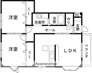 和歌山線 岩出駅 徒歩13分 2階建 築22年(2LDK/1階)の間取り写真