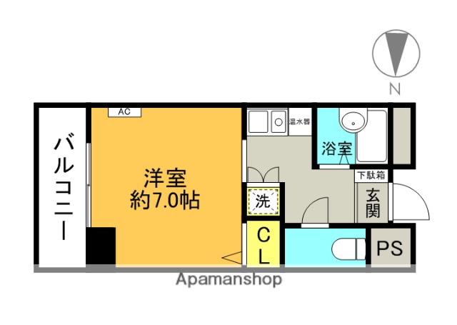 NASA望月(1K/5階)の間取り写真