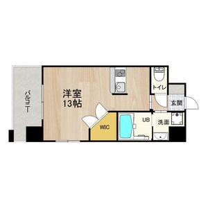 PHOENIX CLOVE TOMOI(1K/7階)の間取り写真