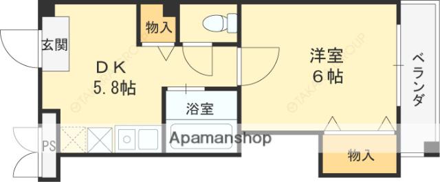 JEUNESSEMM(1DK/4階)の間取り写真