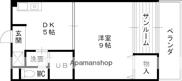 ETOILE 11A(1DK/3階)の間取り写真
