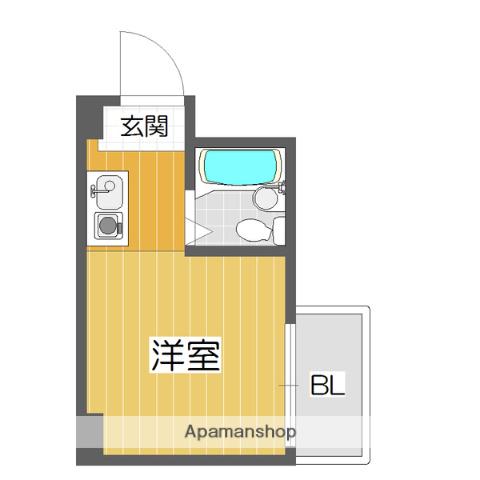 エアリーコート小阪(ワンルーム/8階)の間取り写真