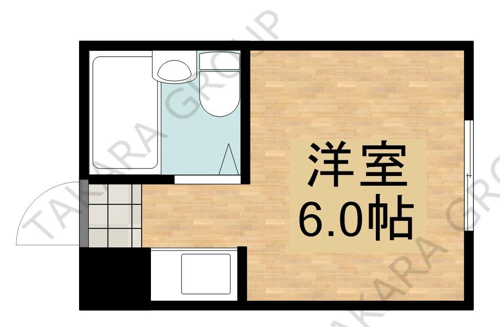 小阪CTスクエア(ワンルーム/1階)の間取り写真
