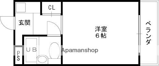ウェルレジデンス小阪(1K/3階)の間取り写真