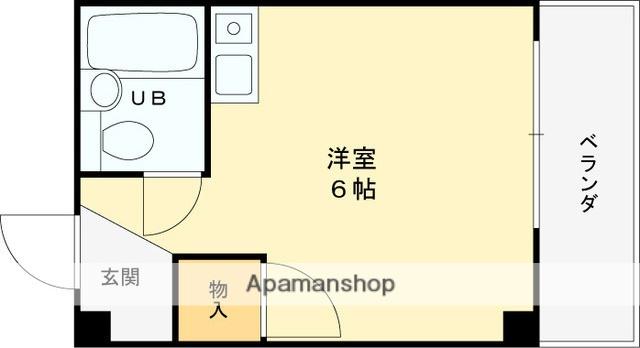 アミティ東大阪パート3(ワンルーム/4階)の間取り写真