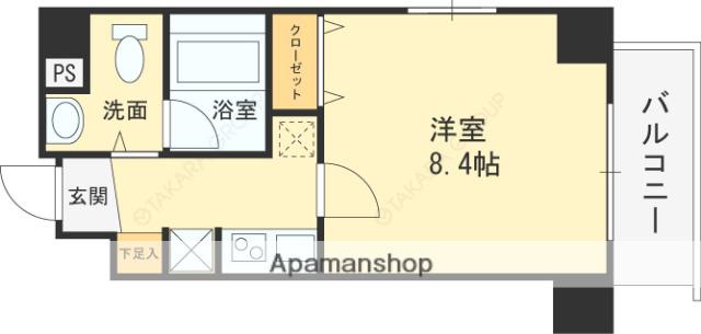 プレシオ小阪(1K/7階)の間取り写真
