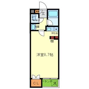 ハイツMISHIMA(ワンルーム/2階)の間取り写真