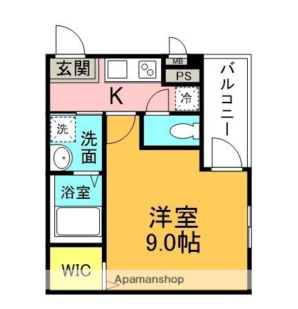 フジパレス八戸ノ里Ⅱ番館(1K/1階)の間取り写真