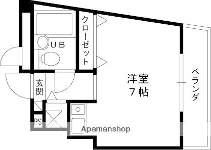 タナカハイツ(1K/2階)の間取り写真