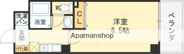 Mプラザ布施弐番館(1K/5階)の間取り写真