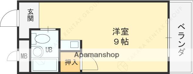 シートンすみだ(ワンルーム/4階)の間取り写真