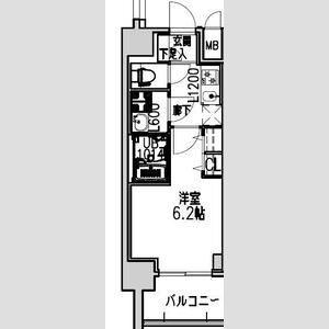 S-RESIDENCE布施AVENTRA(1K/3階)の間取り写真