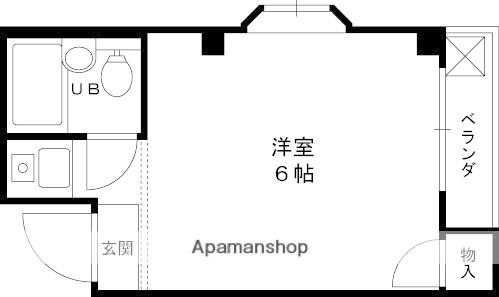 ビリーヴ ウーノ(ワンルーム/3階)の間取り写真