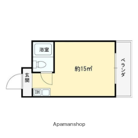 RENATUS新深江2(ワンルーム/4階)の間取り写真