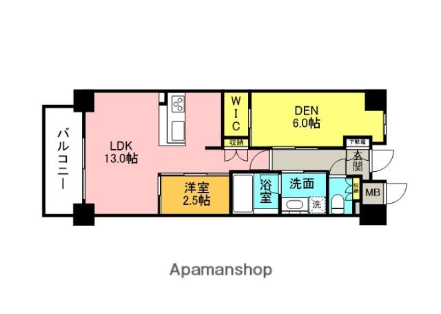 LIVECASA西宮(1SLDK/2階)の間取り写真