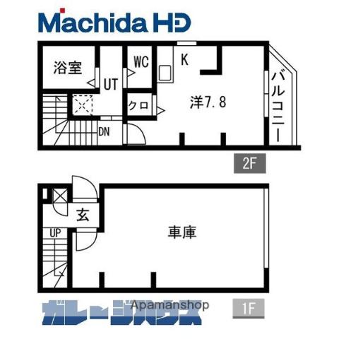 近鉄大阪線 安堂駅 徒歩8分 2階建 築1年(ワンルーム)の間取り写真