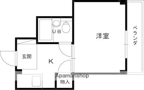 ハイツ和(1K/1階)の間取り写真
