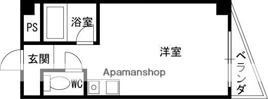 クレール寝屋川(ワンルーム/2階)の間取り写真