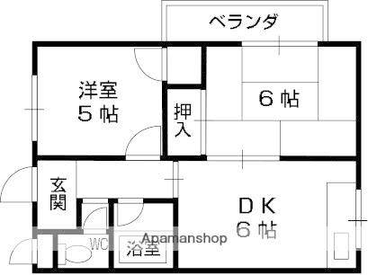 マンション一里塚(1LDK/3階)の間取り写真