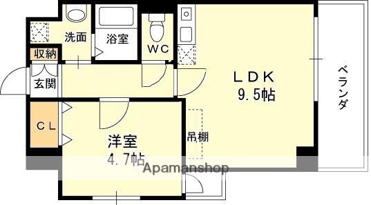 MPLAZA門真駅前(1LDK/3階)の間取り写真