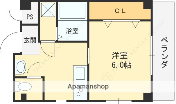 コンフォール千林(1K/3階)の間取り写真