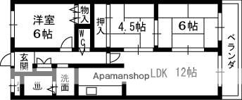 クオレグランデ(3LDK/3階)の間取り写真