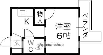 OTYマンション(1K/4階)の間取り写真