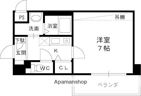 MPLAZA門真駅前(1K/4階)の間取り写真