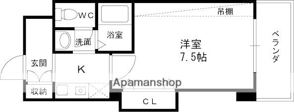 MPLAZA門真駅前(1K/6階)の間取り写真