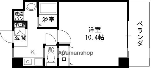 Mプラザ守口東(1K/6階)の間取り写真