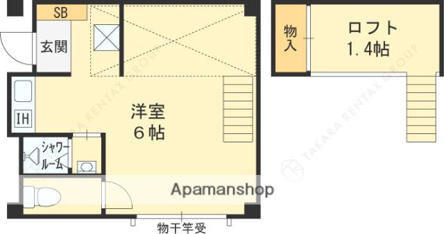 CASA BIEN NEYAGAWA(ワンルーム/3階)の間取り写真