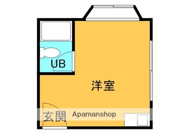 ディース香里323(ワンルーム/1階)の間取り写真