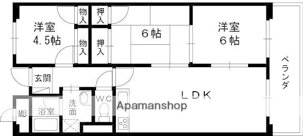 AUTUMNHILL(3LDK/2階)の間取り写真