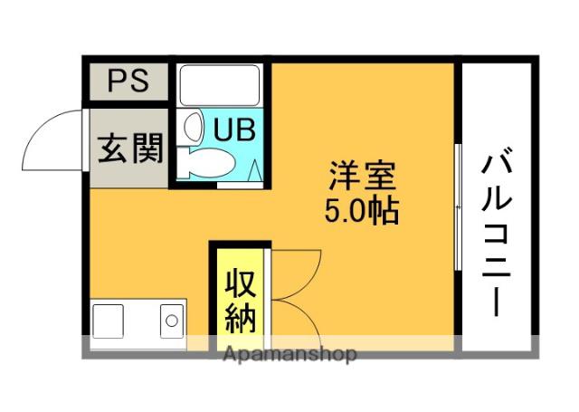 パル・ハウスK(1K/2階)の間取り写真