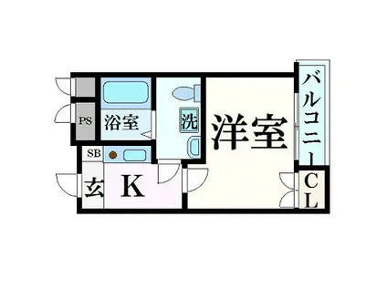 MY江之子島マンション(1K/7階)の間取り写真