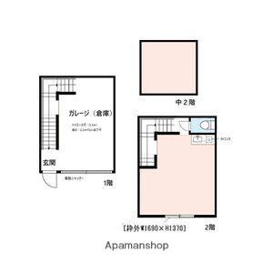ラ・エアナ(ワンルーム/1階)の間取り写真