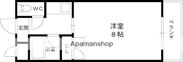 Mプラザ津田駅前八番館(1K/3階)の間取り写真