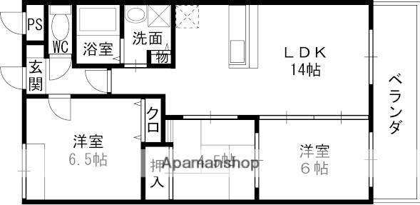 RESONO(3LDK/2階)の間取り写真