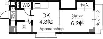サンコーマートビル(1DK/3階)の間取り写真